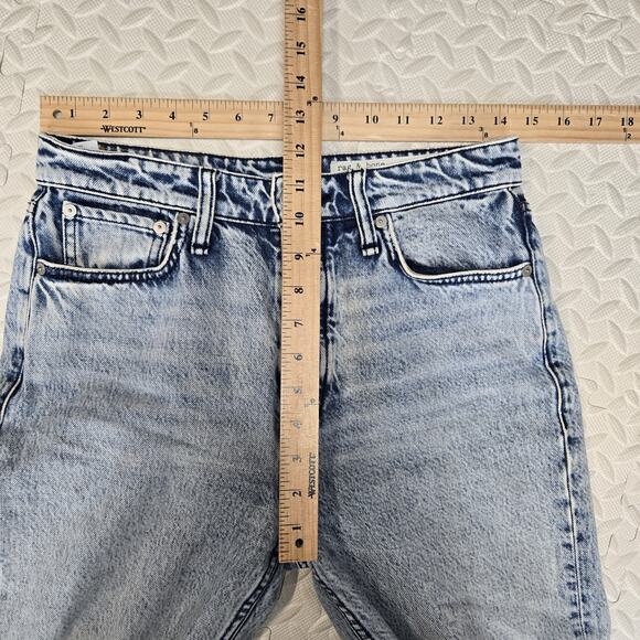 rag & bone Jeans Womens 26 Alex High Rise Ankle Straight Venice Acid Wash Crop - Picture 11 of 13